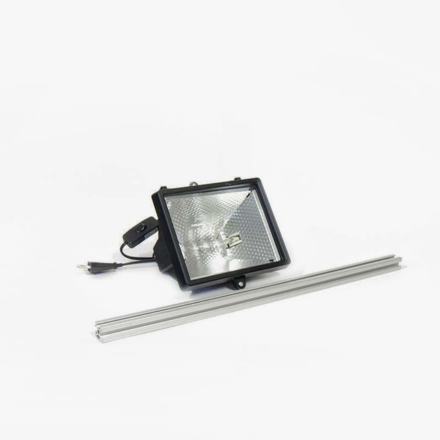 exposure kit on grey background