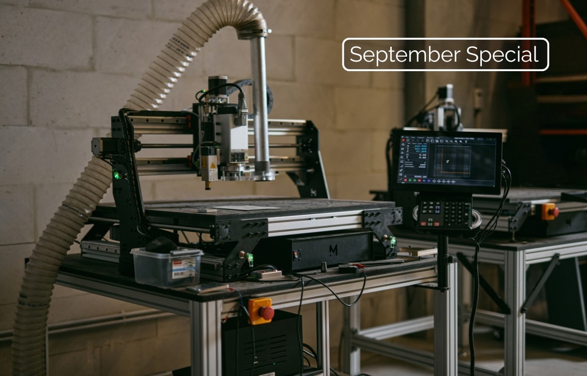 Pro CNC milling machine with Expandable Touch Interface 