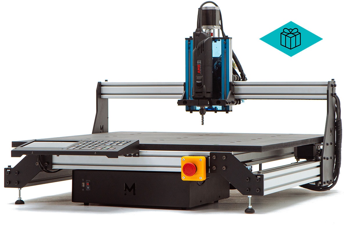 Evo CNC milling machine with gift icon