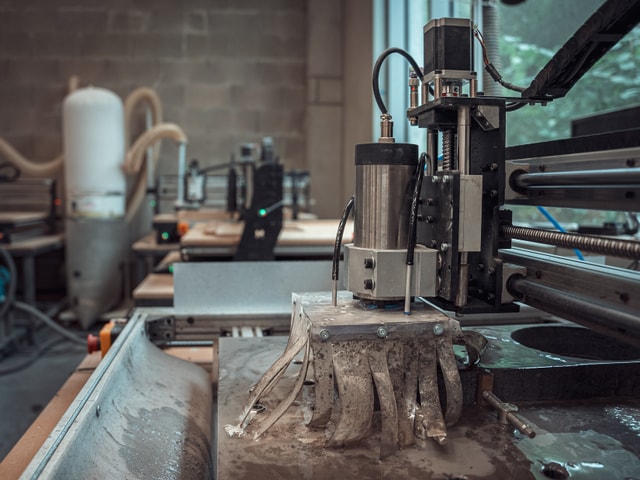 Mekanika PRO Mk1 modified to mill blue stone by Duplex Studio