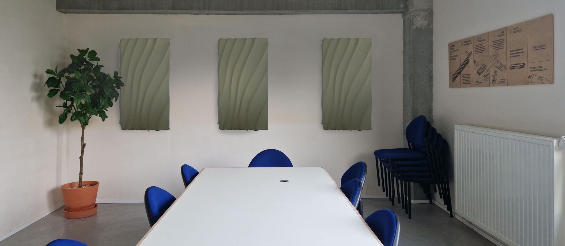 3D Wave Acoustic Panel