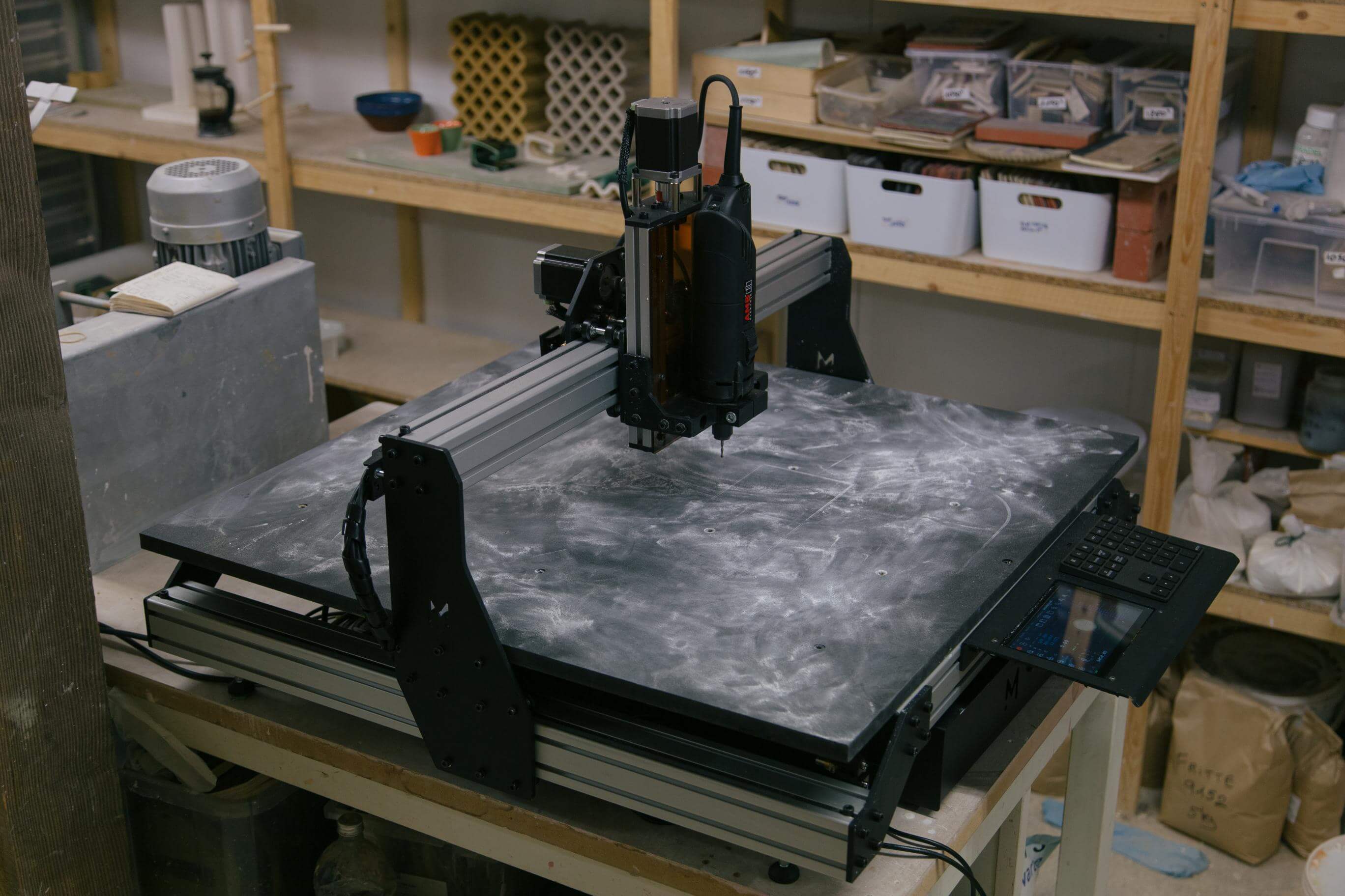 CNC machine Mekanika Evo-S in a workshop