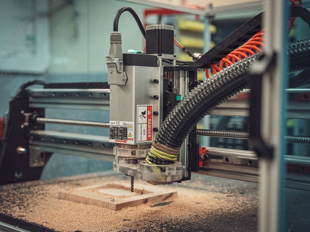 Mekanika PRO CNC milling machine with a FVD Spindle and security enclosure milling wood