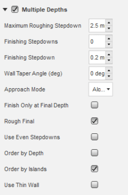 Maximum Roughing Stepdown