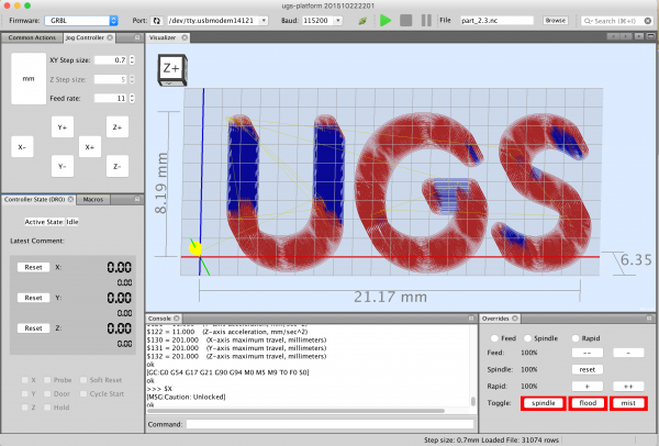 Arduino CNC control software 