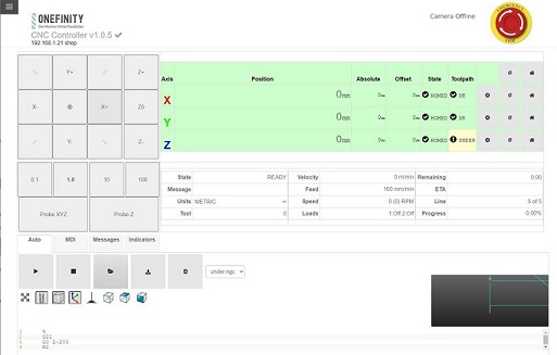 Onefinity CNC software