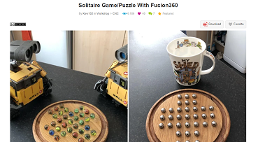 Solitaire game CNC project